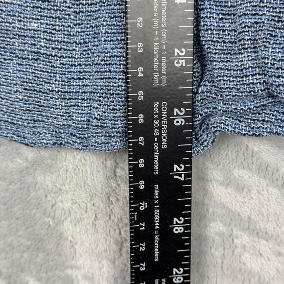 Essex Crossing Shirt Mens Extra Large Blue Washable Montauk Linen Button Pocket - Picture 7 of 10